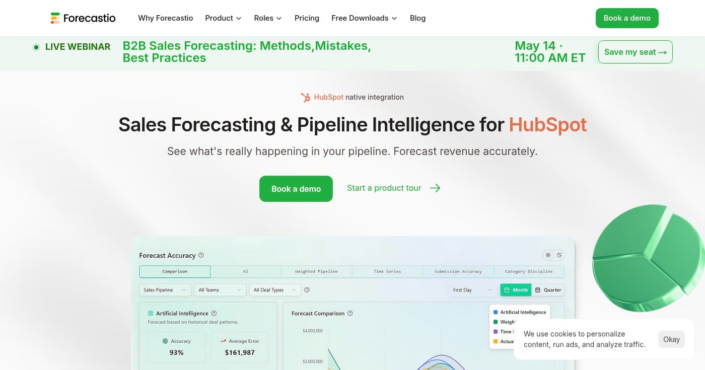 Forecastio sales forecasting for HubSpot